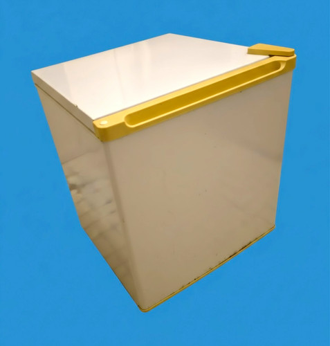 White yellow chest freezer - chest,
